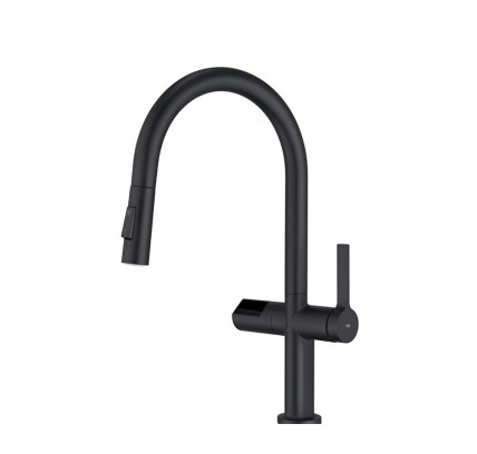 MONOMANDO FREGADERO EXTRAÍBLE IMEX TURIN NEGRO MATE GCE021/NG