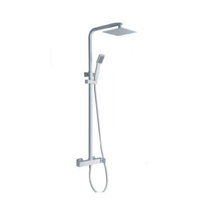 COLUMNA DUCHA MONOMANDO IMEX FIYI BLANCO MATE BDF016/BL