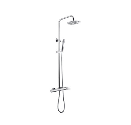 COLUMNA DUCHA MONOMANDO IMEX DINAMARCA CROMO BDR031