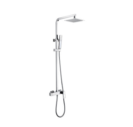 COLUMNA DUCHA MONOMANDO IMEX SUECIA CROMO BDC032
