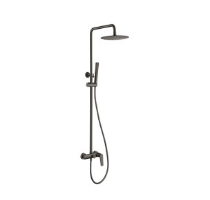 COLUMNA DUCHA MONOMANDO IMEX DELOS BLACK GUN METAL BDD055/BGM