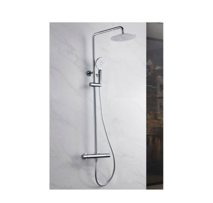 COLUMNA DUCHA TERMOSTATICA IMEX AMSTERDAN CROMO GTAM015