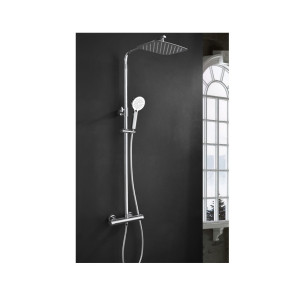 COLUMNA DUCHA TERMOSTATICA IMEX PRAGA CROMO BTP012