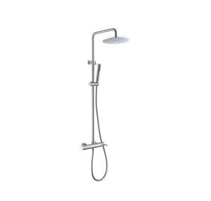 COLUMNA DUCHA MONOMANDO IMEX MOSCU ACERO INOX BDK034
