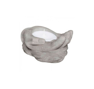 VELA CITRONELA RECIPIENTE CEMENTO MANO 06360