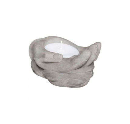 VELA CITRONELA RECIPIENTE CEMENTO MANO 06360