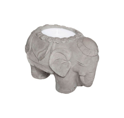 VELA CITRONELA RECIPIENTE CEMENTO ELEFANTE 06359