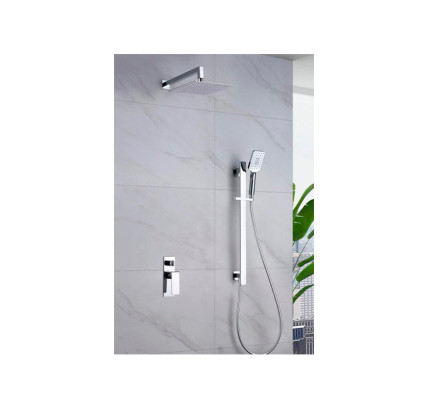 MONOMANDO DUCHA EMPOTRADO IMEX BORNEO CROMO GPB022