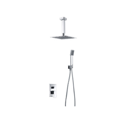 MONOMANDO DUCHA EMPOTRADO IMEX BERLIN CROMO GT006