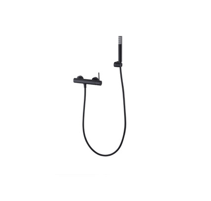 MONOMANDO DUCHA IMEX MONZA NEGRO MATE BDM039-5NG