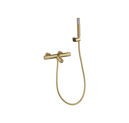 TERMOTATICA DUCHA/BAÑO IMEX LINE ORO CEPILLADO BTD038-4OC