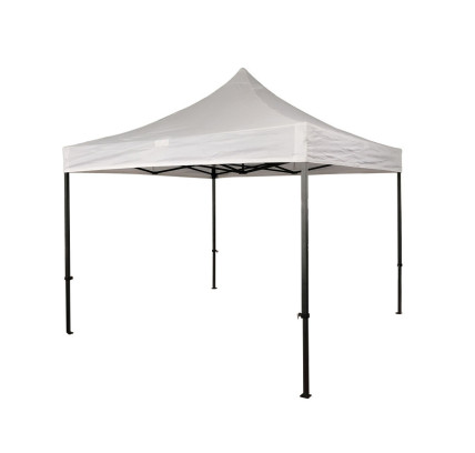 CARPA PLEGABLE ACERO REFORZADO 3X3 METROS BLANCO