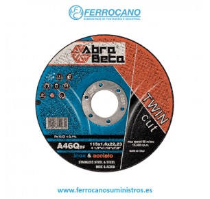 DISCO CORTE INOX BETA TWINCUT SILVER A46Q