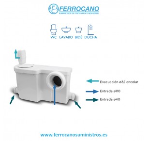 TRITURADOR SANITARIO T-503 JIMTEN CICLON FIT3 075501