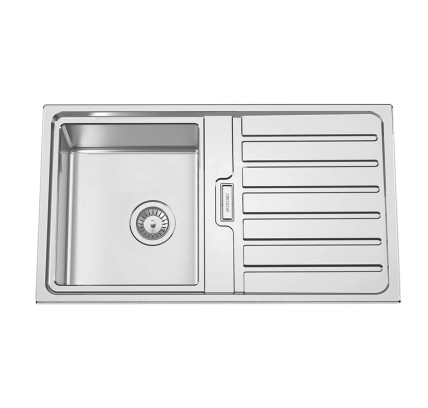 FREGADERO REVERSIBLE FUSION 86B 860X500 RODI ACERO PULIDO