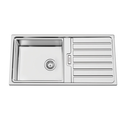 FREGADERO REVERSIBLE FUSION 105 1000X500 RODI ACERO PULIDO