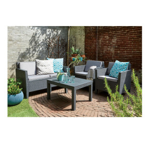 CONJUNTO JARDIN RESINA RATAN CHICAGO LOUNGE