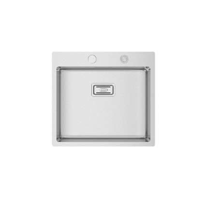 FREGADERO BOX LUX 57 500X400 RODI ACERO CEPILLADO