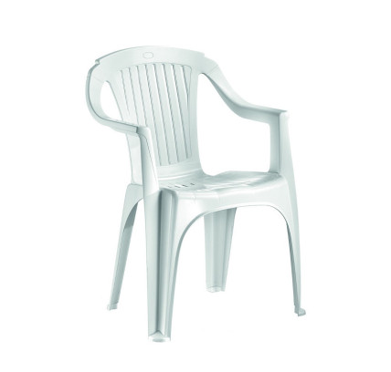 SILLA PLÁSTICO RESPALDO ALTO VERONA BLANCA