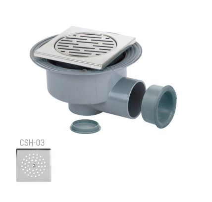 CALDERETA IBIDE CSH-03 S/V-H 115X115 40-50 INOX