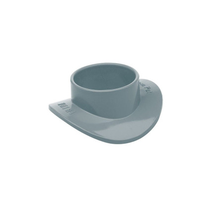 INJERTO TUBO CLIP PVC S/D 160-50