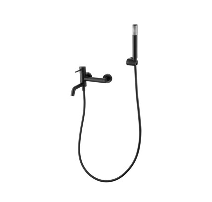 MONOMANDO BAÑERA IMEX MONZA NEGRO MATE BDM039-4NG