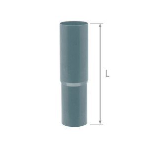 MANGUITO ALARGADOR REPARACION TUBO PVC H-M 110 EXTRA LARGO