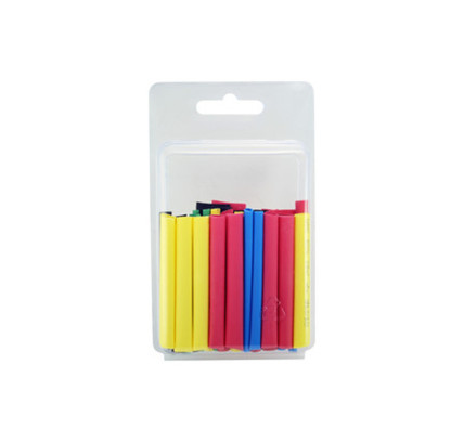 KIT FUNDAS TERMORETRACTIL COLORES 44PZAS 6MM