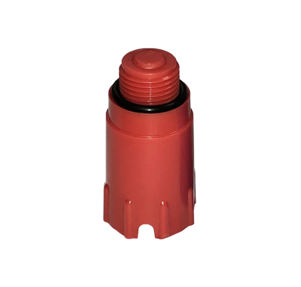 TAPON TECNOAGUA LARGO 1/2' ROJO