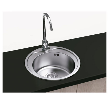 FREGADOR PLASTIMODUL ESTAMBUL Ø 490MM INOX