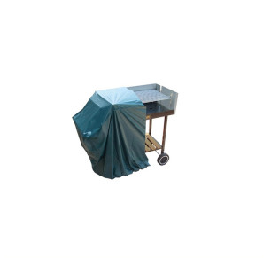 FUNDA BARBACOA NATUUR CARRO METALICO PVC NEGRO 112X48,5X91CM