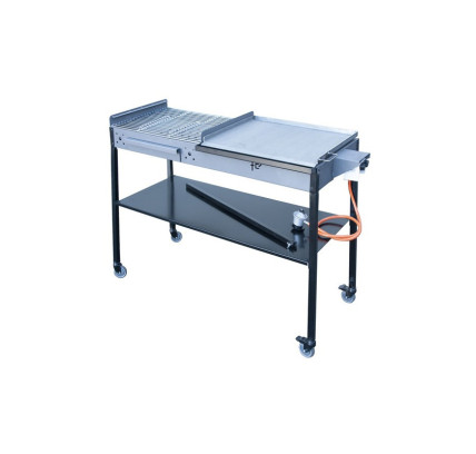 BARBACOA DUO GRANDE A GAS CON RUEDAS