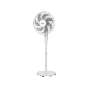 VENTILADOR DE PIE SONEDAS 40CM CON TEMPORIZADOR 50W 3 VELOCIDADES BLANCO