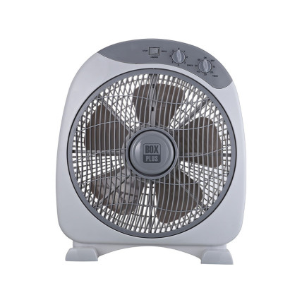 VENTILADOR SUELO BOX PLUS 40W 30CM 3 VELOCIDADES BLANCO