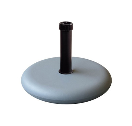 PIE PARASOL CEMENTO REDONDO 25KG