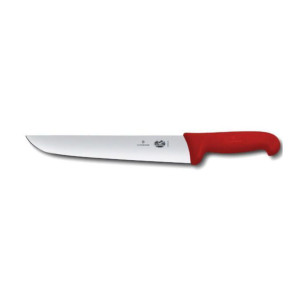 CUCHILLO CARNICERO VICTORINOX MANGO FIBRA ROJO 23CM