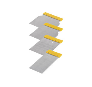 JUEGO ESPATULAS ACERO ALTA FLEXIBILIDAD PRETUL 4 PIEZAS 24200