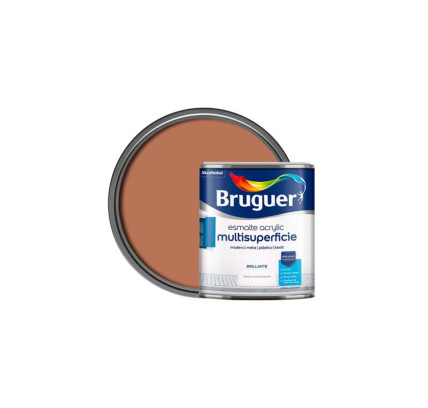 ESMALTE ACRILICO BRILLANTE BRUGUER OCRE 250ML