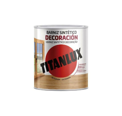 BARNIZ TITAN BRILLANTE ROBLE 750ML