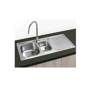 FREGADOR PLASTIMODUL FLORENCIA SOBRE ENCIMERA ELEVADO 100X48 1-1/2S 1E INOX