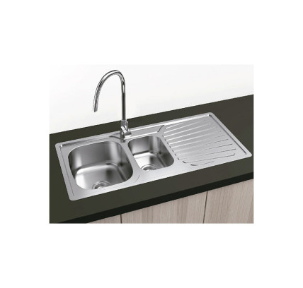 FREGADOR PLASTIMODUL FLORENCIA SOBRE ENCIMERA ELEVADO 100X48 1-1/2S 1E INOX