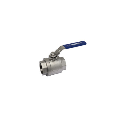 VALVULA ESFERA INOX 1" PASO TOTAL AISI 316