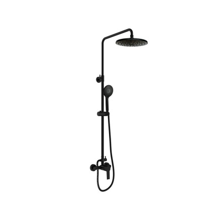 COLUMNA DUCHA MONOMANDO CLEVER GO!2 NEGRO MATE 62124