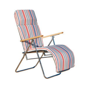TUMBONA RELAX-202 ACERO/MADERA
