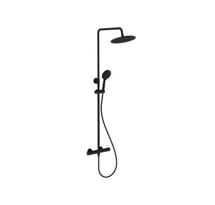 COLUMNA DUCHA TERMOSTATICA CLEVER GO!2 NEGRO MATE 62169