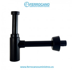 SIFON BOTELLA REDONDO NEGRO MATE TECNOAGUA T-310RB 58095