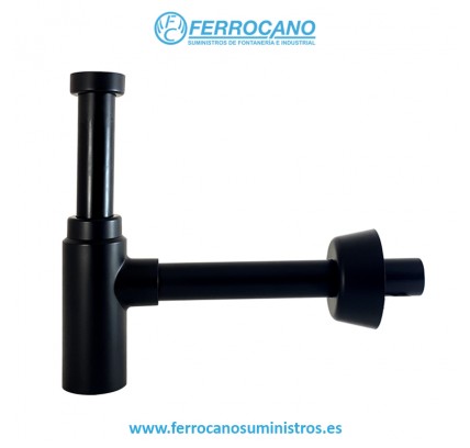 SIFON BOTELLA REDONDO NEGRO MATE TECNOAGUA T-310RB 58095