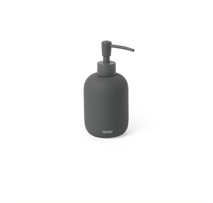 DOSIFICADOR JABON GRIS ANTRACITA SOFT TATAY