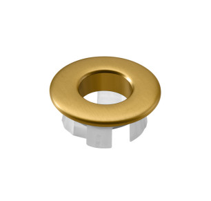 EMBELLECEDOR REBOSADERO LAVABO IMEX ORO CEPILLADO ERL001/OC