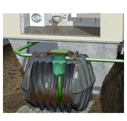 FOSA FILTRO ANAEROBIX ONEZERO CARAT S CÚPULA MINI 6500 LITROS GRAF A96003